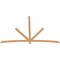 Ekena Millwork Alberta Timber Gable Bracket, Western Red Cedar, 108"W x 72"H x 1 1/2"D x 3 1/2"F, 16/12 Pitch GBW108X72X0204ALB00SWR - alternate 4